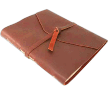 Leather Blank Writing Journal