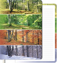 Soft Cover Seasons Journal Notebook